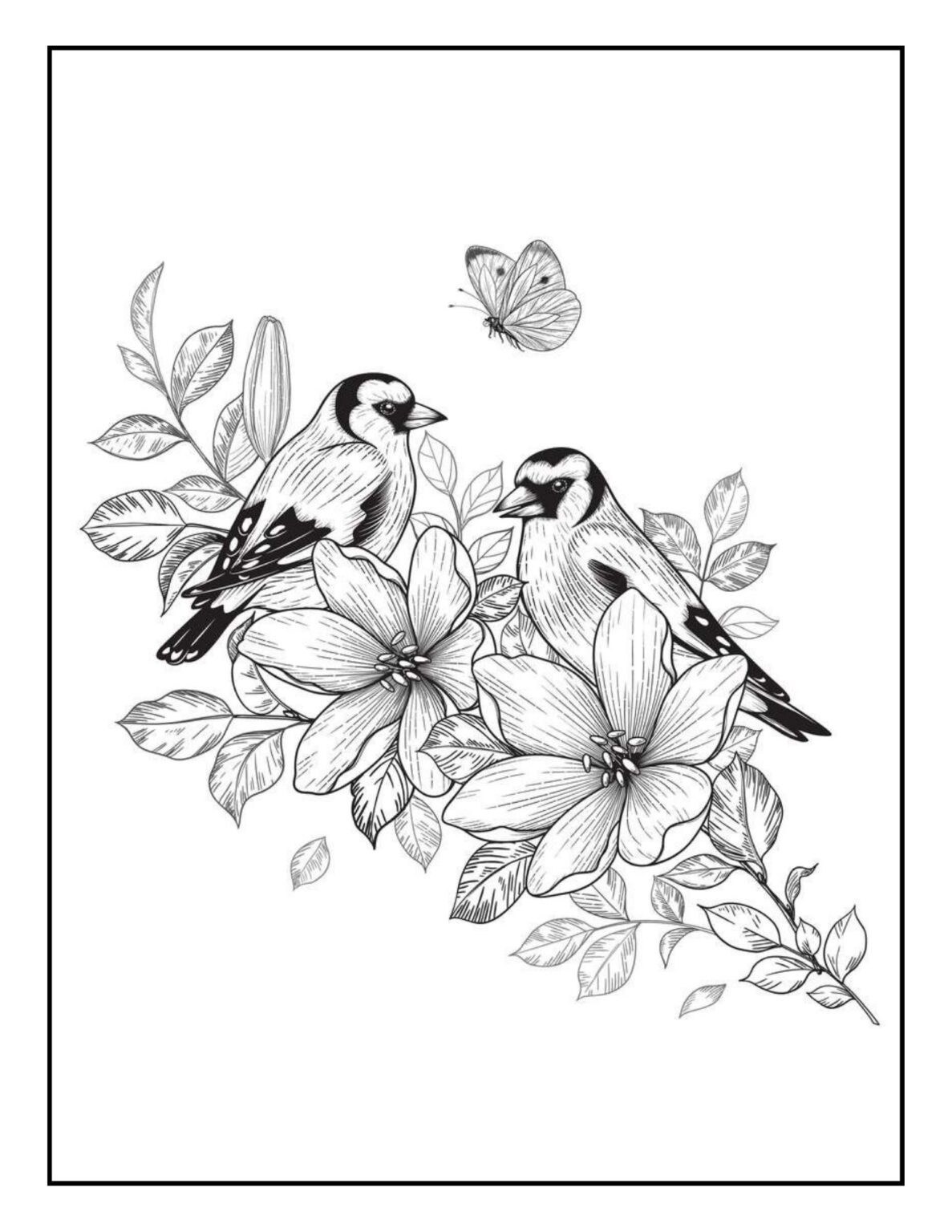 Adult coloring pages flowers creativitycolor