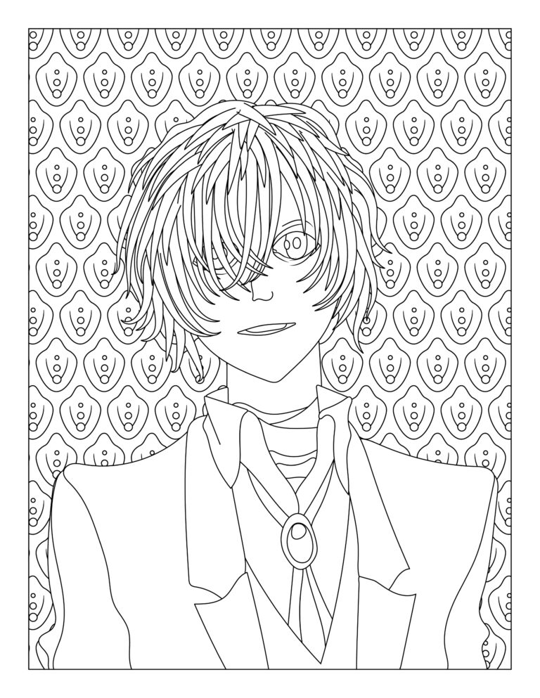 Adult Anime Coloring Pages - creativitycolor.com