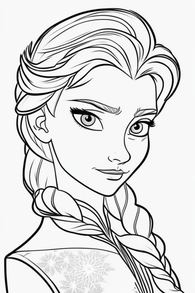 Elsa coloring pages creativitycolor