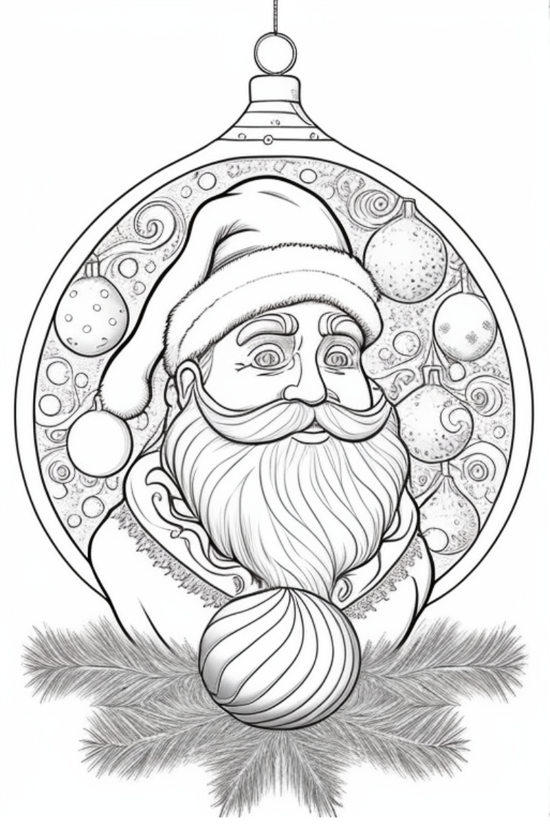 Christmas Ornaments Coloring Pages