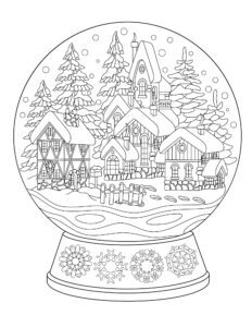 Christmas Ornaments Coloring Pages - creativitycolor.com